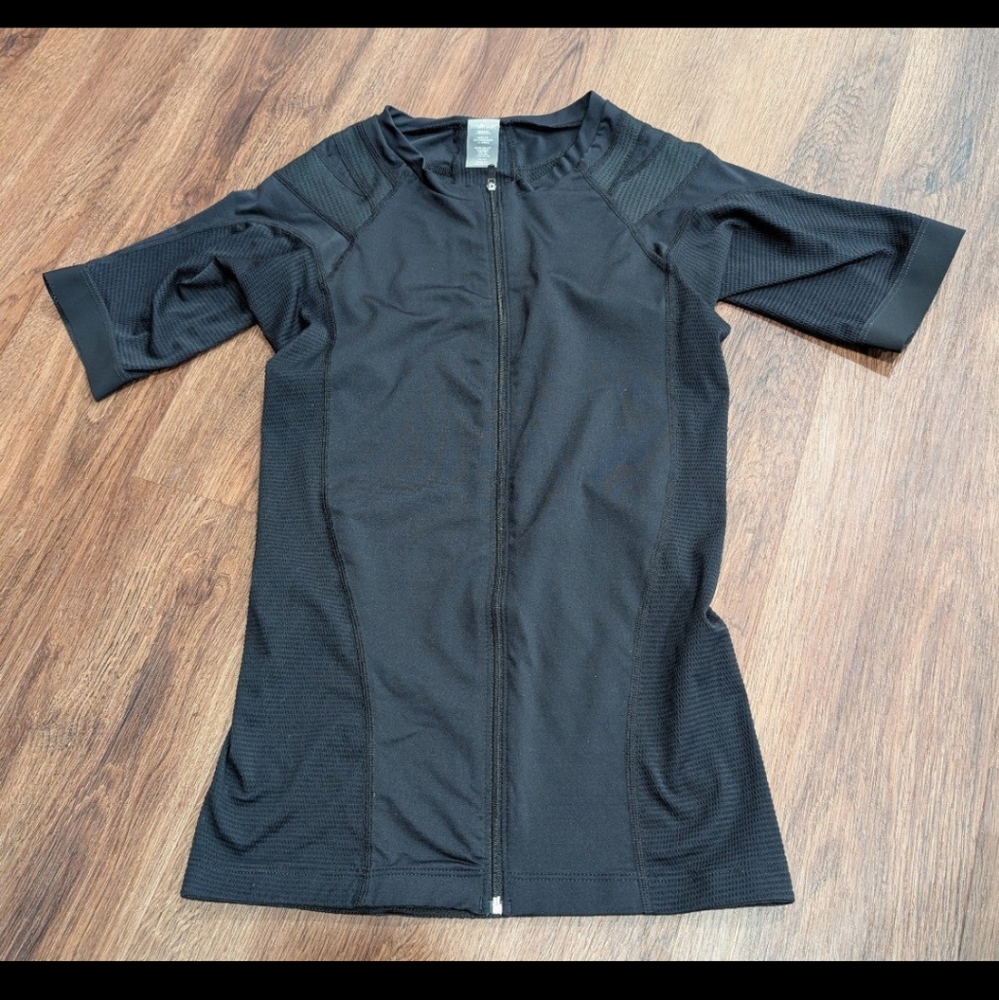 Intelliskin posture correcting full zip t shirt Women's Size S EUC